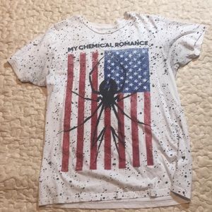 Patriotic MCR band tee